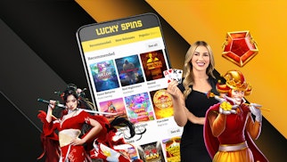 Lucky Spins Android app promo